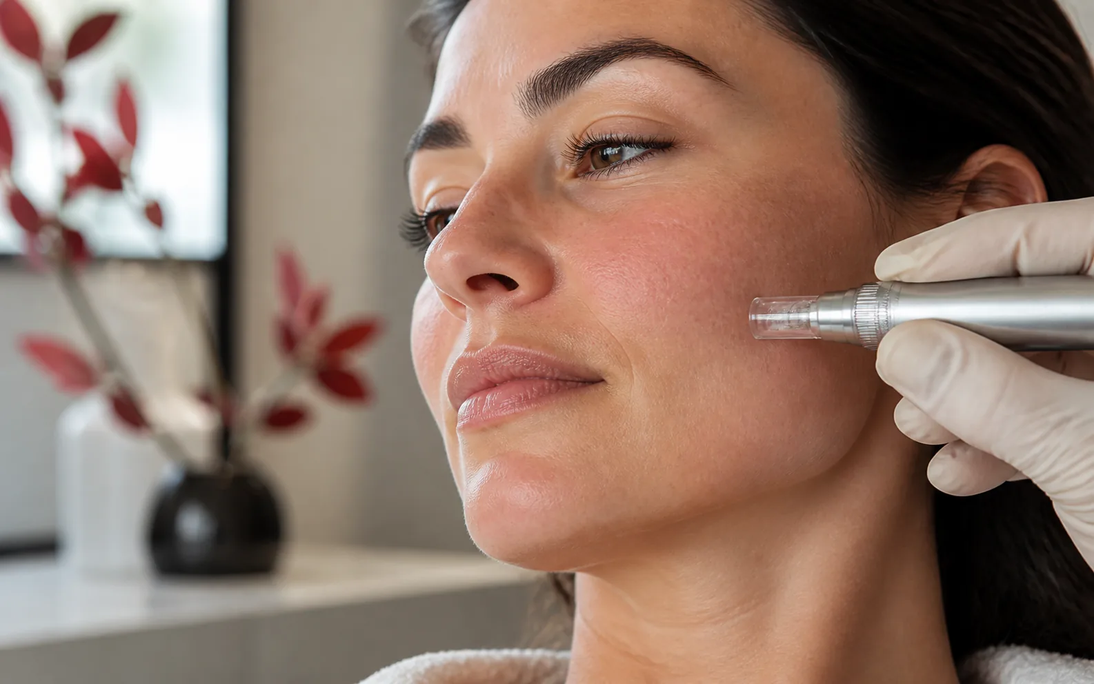 Microneedling guide for Inkster